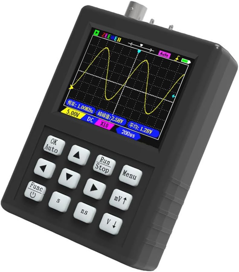 DSO1C81 2.8 بوصة راسم إشارة رقمي محمول 80 ميجاهرتز عرض النطاق 250 ميجاهرتز مولد إشارة 2 في 1 - Image 1