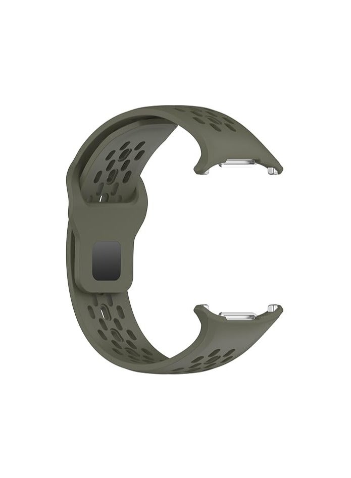 موكوم سوار ساعة سيليكون من MOCOM لسامسونج جالكسي ووتش ألترا 47 ملم، سوار استبدال مريح وقابل للتنفس لساعة جالكسي ووتش ألترا 47 ملم، إكسسوارات ساعة ذكية مقاومة للماء - Image 3