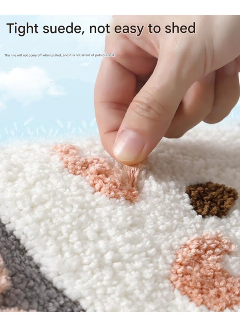 Jingke Quick-drying Absorbent Floor Mats Bathroom Anti-slip Mats Toilet Absorbent Foot Mats Entry-level Mats 40*60cm  015 - Image 4