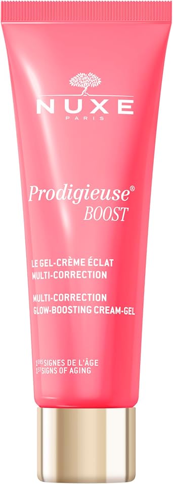 NUXE كريم جل متعدد التصحيح NUXE Prodigieuse Boost 40 مل كريم وجه معزز للتألق يرطب ويضيء مع الياسمين وحمض الهيالورونيك ينعم أول علامات الشيخوخة تركيبة نباتية - Image 1