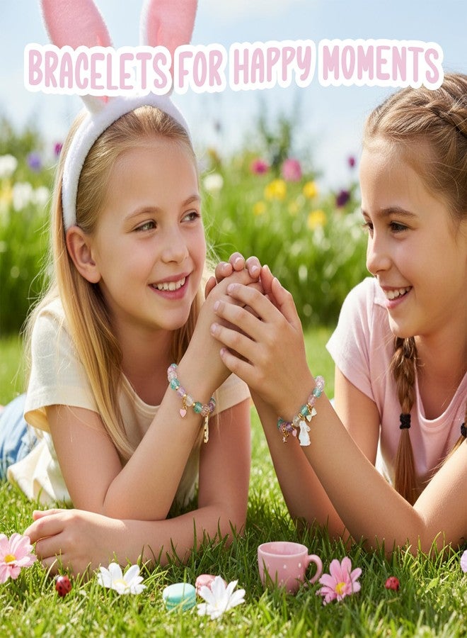 DINIZON Girls Easter Bracelet, Easter Basket Stuffers For Girl, Little Bunny Raster Gifts For Girls, Cute Bunny Jewelry Present For Teens, Women Adults, Unique Rabbit Accessories Essentials Filler - Image 5