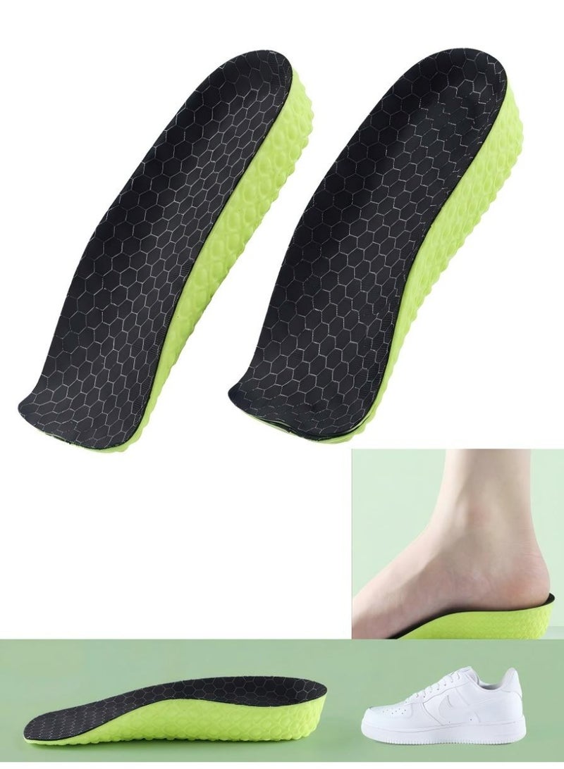 KINGMAZI Men's Height-Increasing Insoles, breathable and deodorant design, naturally adds 2.5 cm in height, one size fits all. - Image 1
