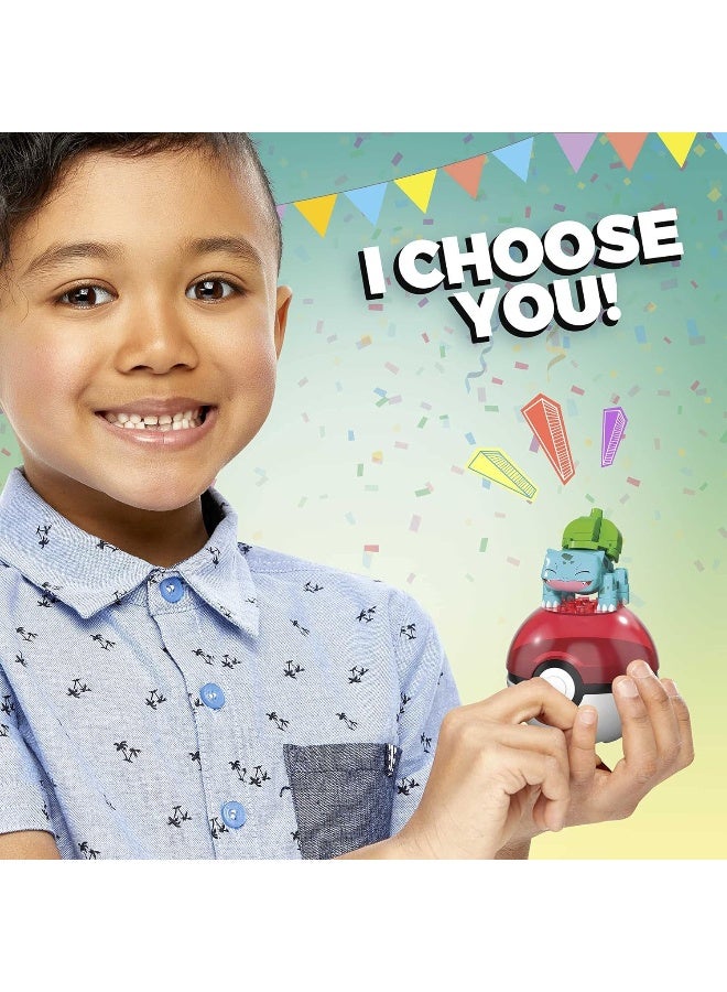 MEGA CONSTRUX Mega Construx Pokemon Bulbasaur Construction Set, Building Toys for Kids [Amazon Exclusive]  - Image 2