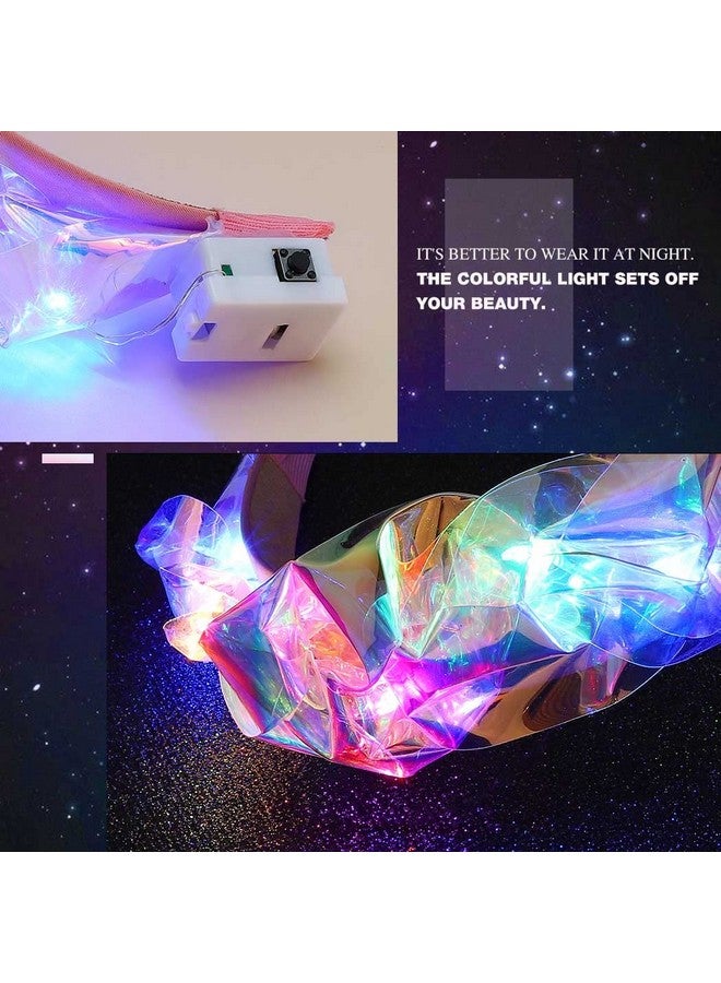 BARTOSI Artosi Light Up Headbands Led Glowing Headband Flash Hair Band Luminous Headband Laser Hair Hoop For Nightclub Party Festival Costume Headwear Rave Hair Accessories For Women And Girls  - Image 5