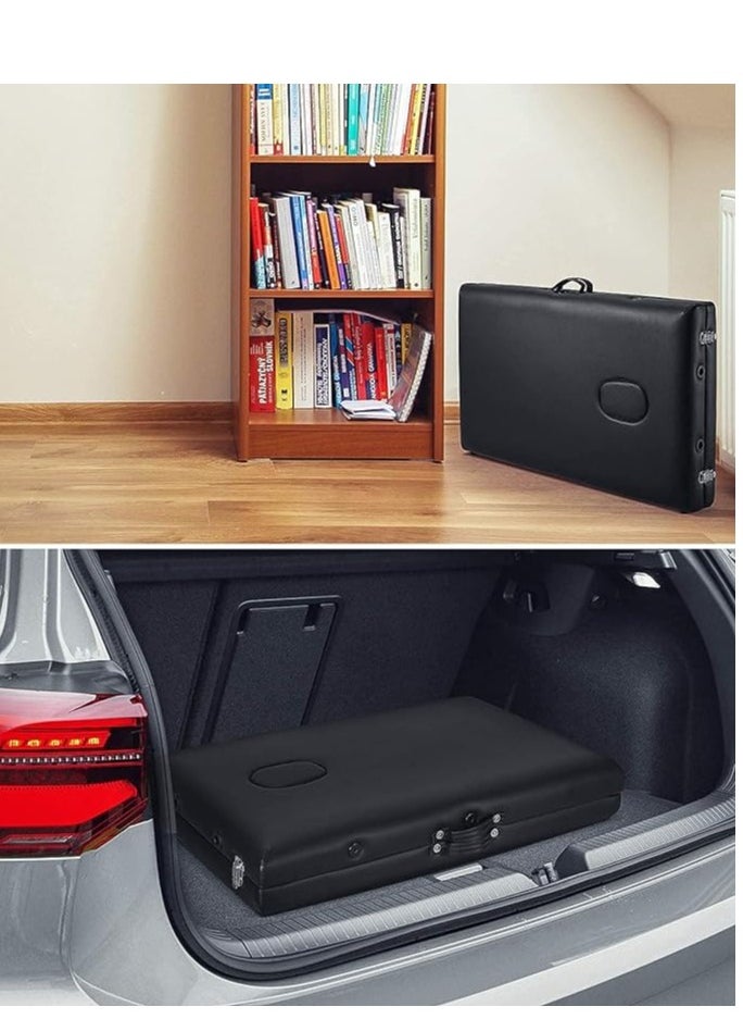 Foldable Black Portable Massage Table
