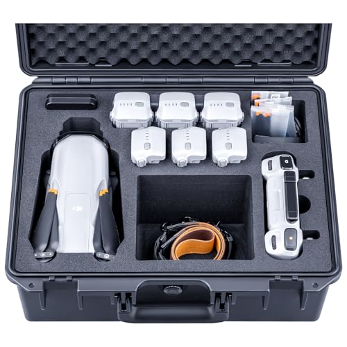 Lykus Titan MA320 Waterproof Hard Case for DJI Air 3SAir 3 DJI RC2RCN3 Large Flexible Space Up to 7 Batteries CASE ONLY - Image 1