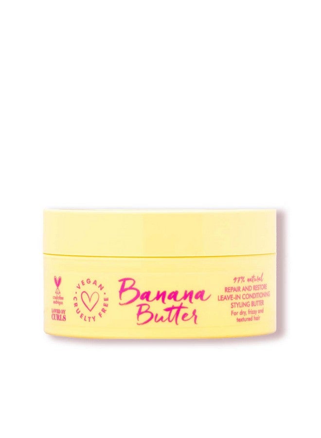 Umberto Giannini بلسم Coily Banana Butter Repair + Restore Leavein، نباتي، خالٍ من القسوة، 97% طبيعي - Image 2