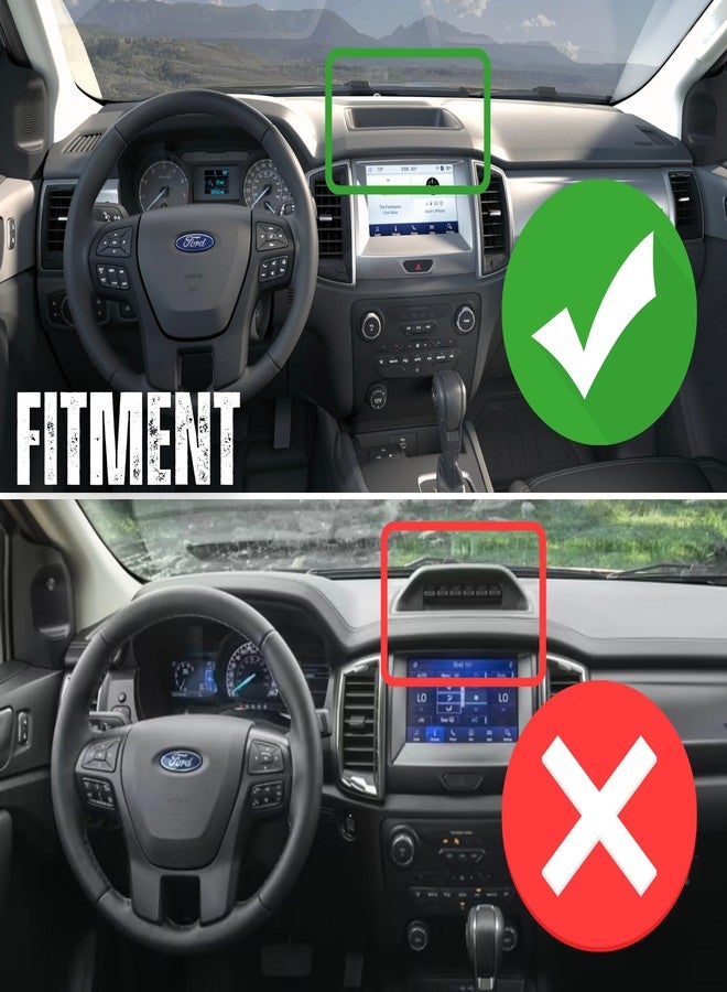 Bulletpoint RubiGrid Metal Dash Mount Phone Holder Multi-Device Mount Compatible with 2019-2023 Ford Ranger - Image 4