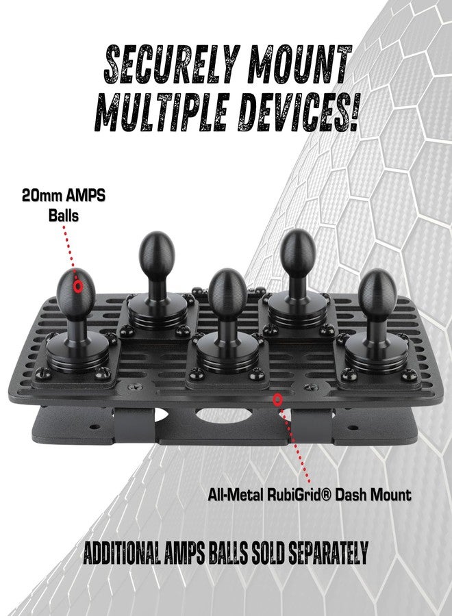 Bulletpoint RubiGrid Metal Dash Mount Phone Holder Multi-Device Mount Compatible with 2019-2023 Ford Ranger - Image 2
