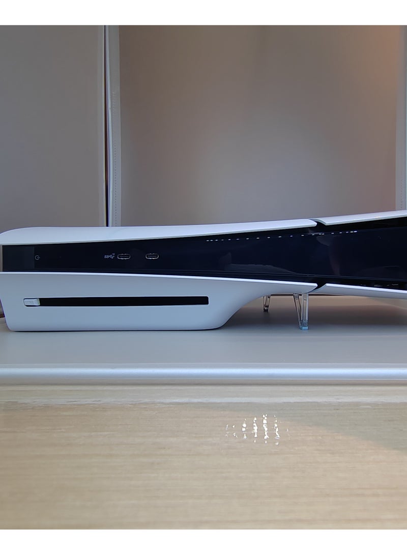 Horizontal Triangular Stand for PS5 Pro and PS5 Slim(Disc Edition) , Horizontal Placement triangle( A shape) stand with original non-slip rubber pads on top and Cooling Feets, Horizontal Stand your PS5 Pro and Slim Consolel (Disc Edition) in Style, and more stable and safer  - Image 5