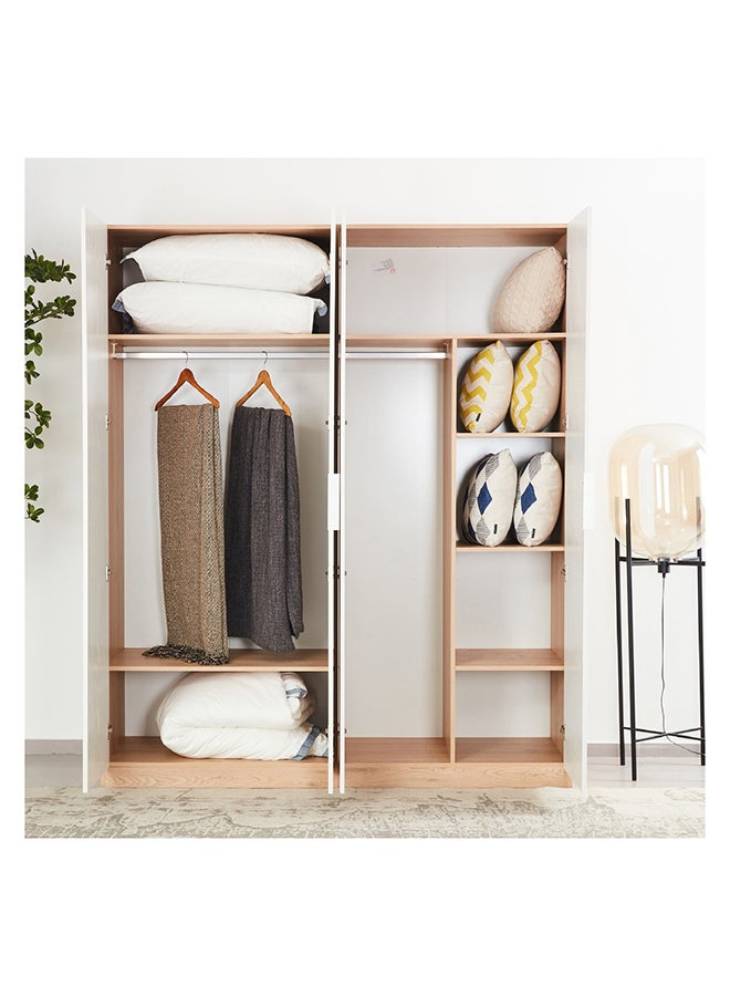 هوم بوكس خزانة ملابس 4 أبواب من ميلانو - Image 4