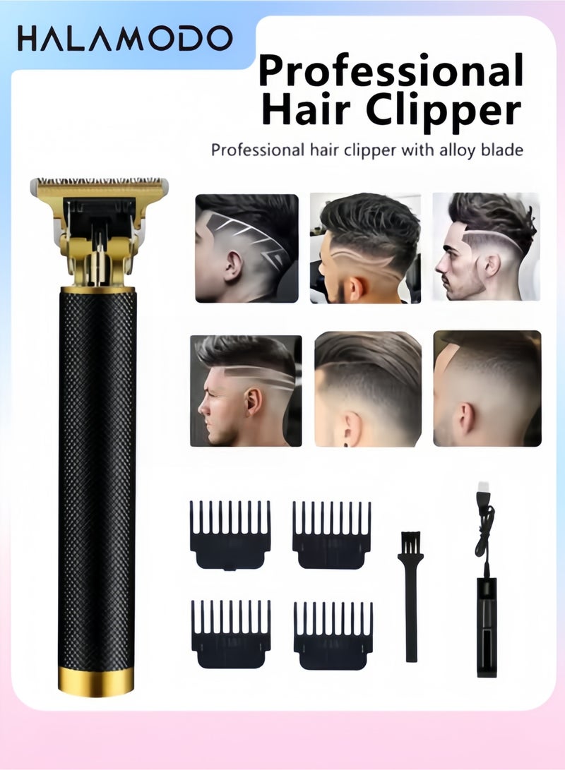 Halamodo Hair Trimmer for Men Electric Hair Clippers Cordless Beard Trimmer Shaver Electric Zero Gapped Hair Clippers Cutting Grooming Kit - Image 1