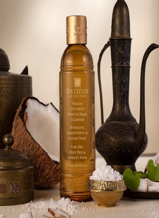 spa ceylon منظف شعر جوز الهند العذراء من سبا سيلون | خالي من الكبريتات | شامبو لطيف | لجميع أنواع الشعر | للاستخدام اليومي - Image 3