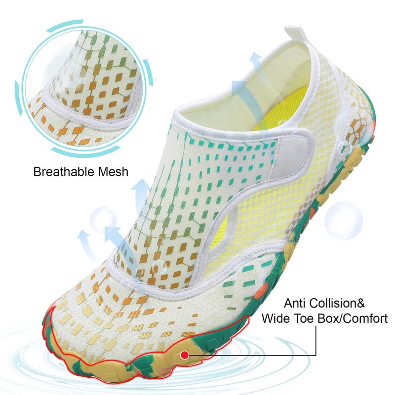 Centipede Demon Womens and Mens Water Shoes Thicken Soles Breathable Swim Shoes Cozy Barefoot Athletic Aqua Socks for Beach Pool Diving Hiking Outdoor Water Sports 8.5 Women/7.5 Men - Image 2