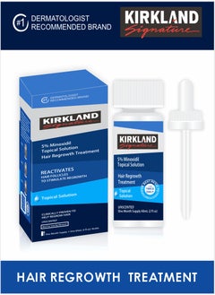 Kirkland Signature 5% Minoxidil Topical Solution 60 ML – Hair Regrowth Treatment for Thinning Hair  - Image 3