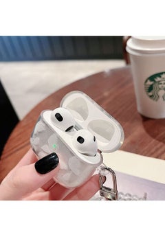 Generic Airpods 3 Case Cover 2021, Airpods 3 Protective Case with Keychain, Soft TPU Butterfly Print Design Case for Apple AirPods 3 2021  - Image 4