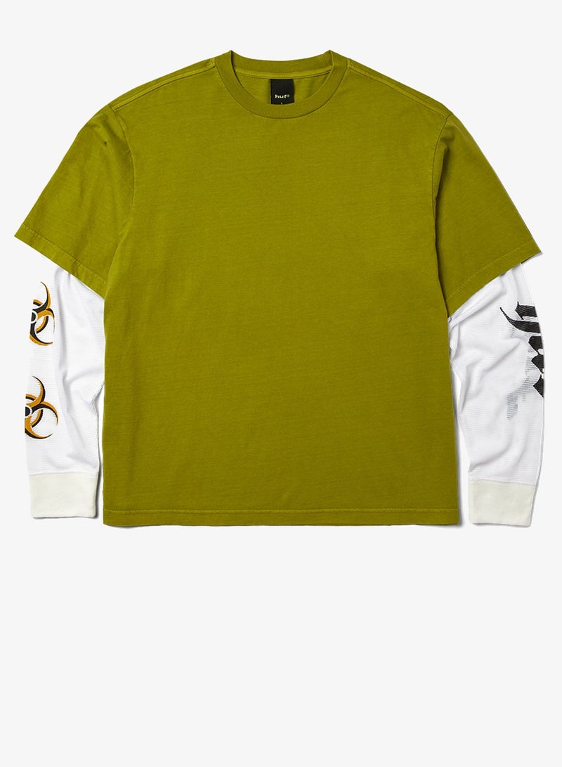 HUF LEON LS DOUBLE LAYER TOP - Image 5