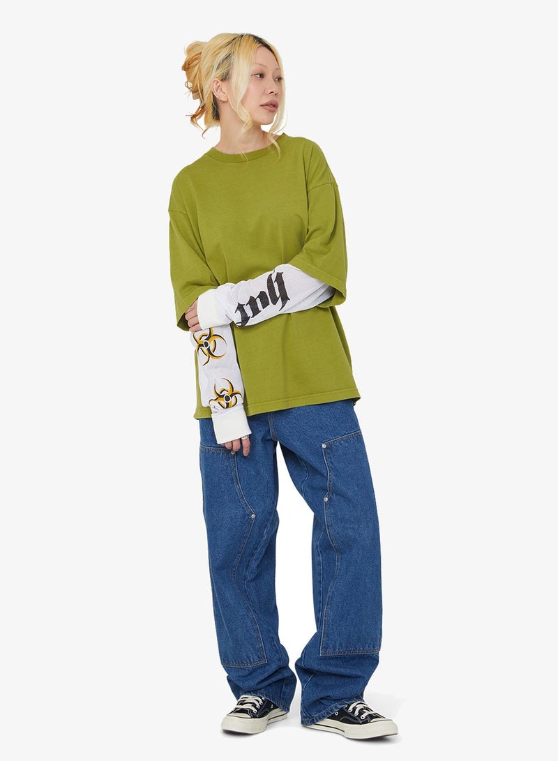 HUF LEON LS DOUBLE LAYER TOP - Image 3