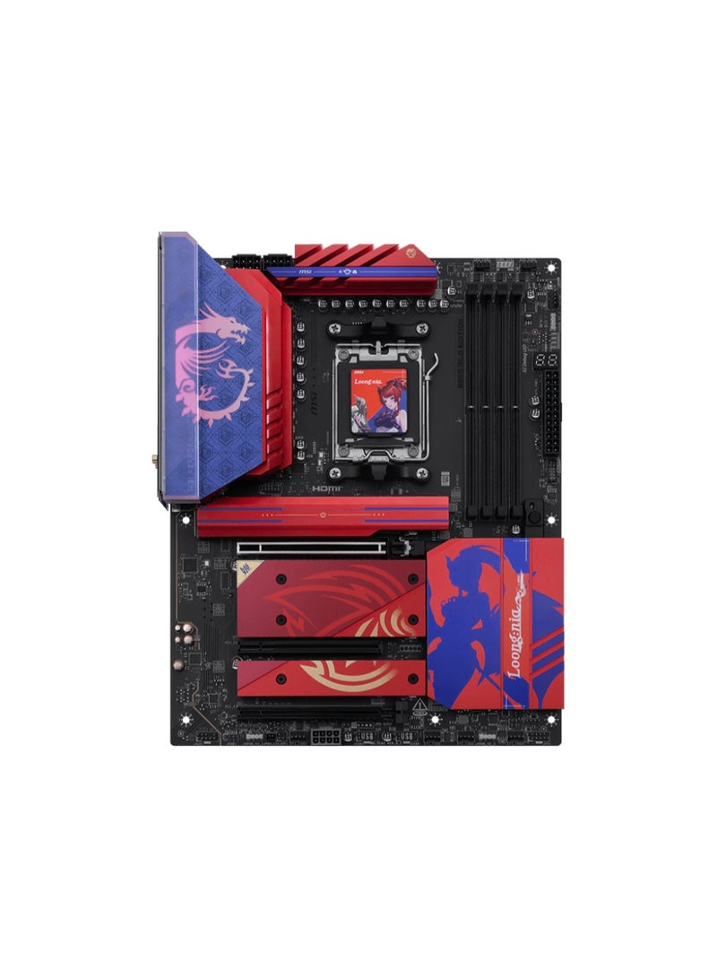 MSI B850 MLG EDITION Gaming Motherboard ATX, AMD AM5, 4xDDR5 8400+MHz OC, PCIe 5.0 x16, 4× M.2 Gen5/Gen4, Wi-Fi 7 + Bluetooth 5.4, 5Gb Ethernet, HDMI 2.1, 14+2+1 VRM, RGB, BIOS Flashback | 911-7E62-012 - Image 2