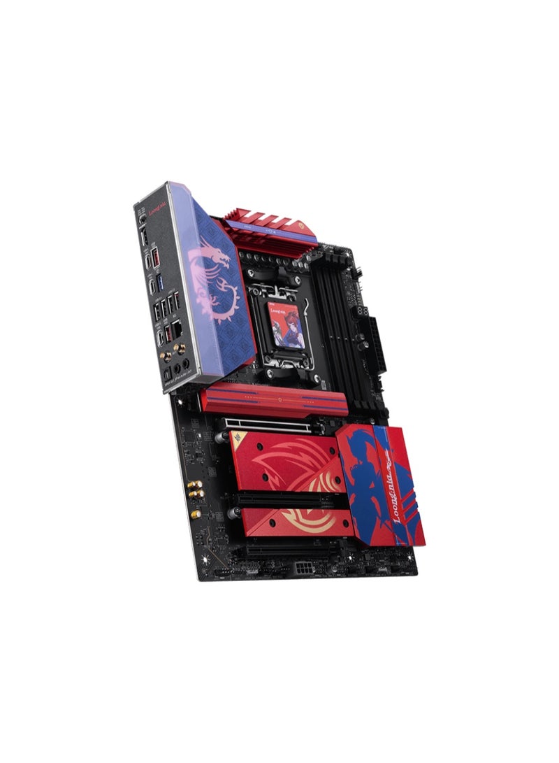MSI B850 MLG EDITION Gaming Motherboard ATX, AMD AM5, 4xDDR5 8400+MHz OC, PCIe 5.0 x16, 4× M.2 Gen5/Gen4, Wi-Fi 7 + Bluetooth 5.4, 5Gb Ethernet, HDMI 2.1, 14+2+1 VRM, RGB, BIOS Flashback | 911-7E62-012 - Image 4