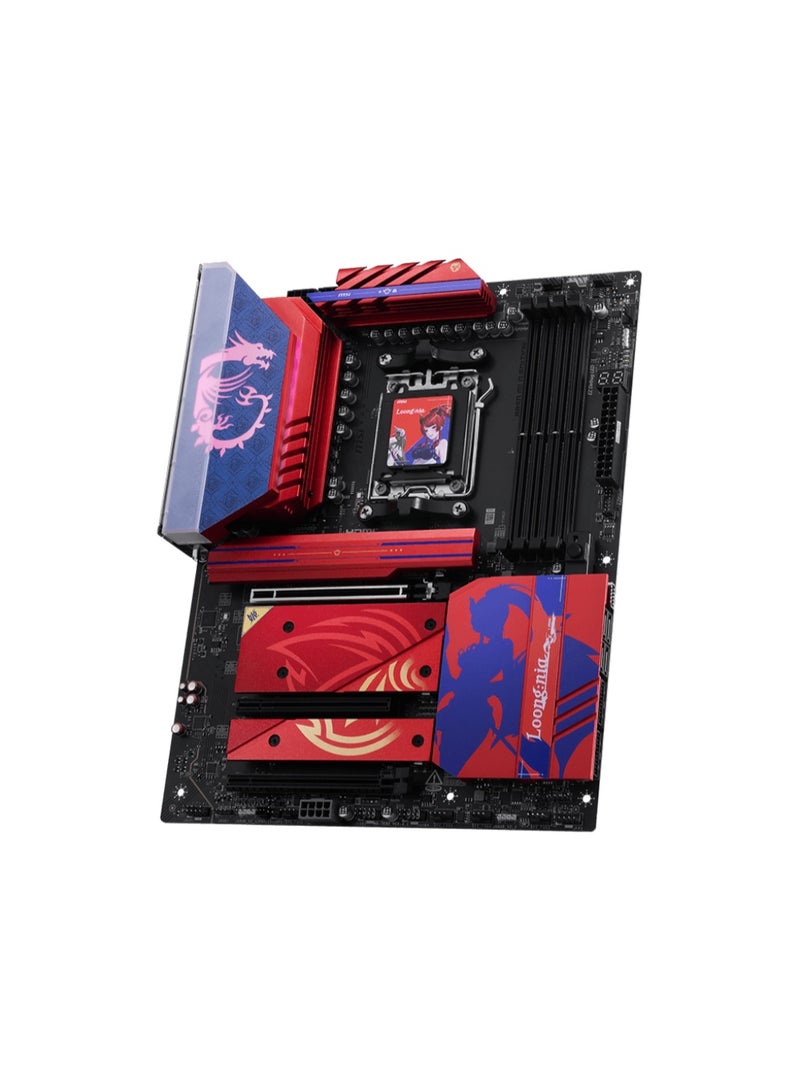 MSI B850 MLG EDITION Gaming Motherboard ATX, AMD AM5, 4xDDR5 8400+MHz OC, PCIe 5.0 x16, 4× M.2 Gen5/Gen4, Wi-Fi 7 + Bluetooth 5.4, 5Gb Ethernet, HDMI 2.1, 14+2+1 VRM, RGB, BIOS Flashback | 911-7E62-012 - Image 3