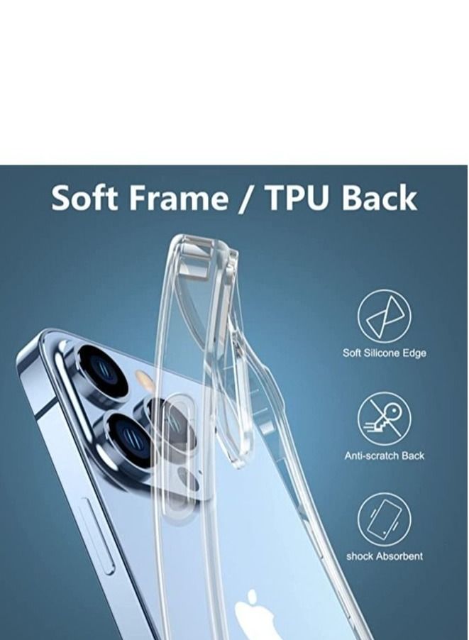 BORTONY iPhone 14 Pro Clear Case Cover, Non Yellowing Drop Protection Slim Thin Anti-Scratch Protective Case Cover for Apple iPhone 14 Pro 6.1 inch - Image 5