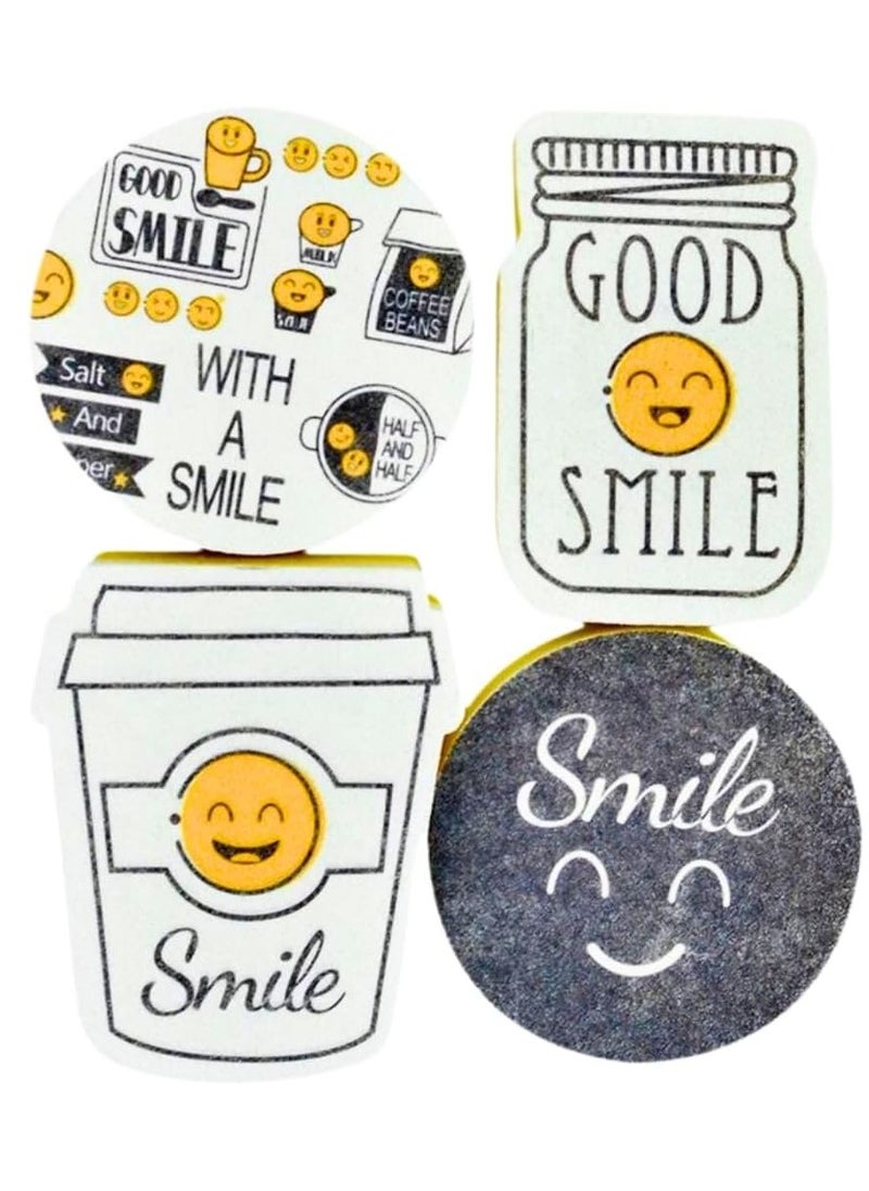 Generic 4 smiley faces cleaning sponge  - Image 1