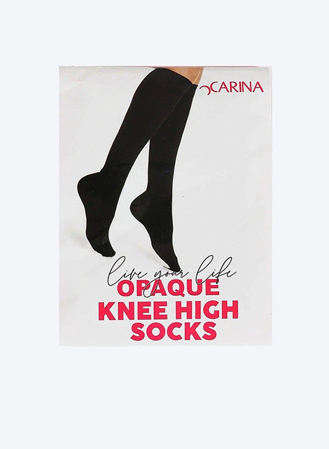 Carina Opaque Knee High Socks - Image 1