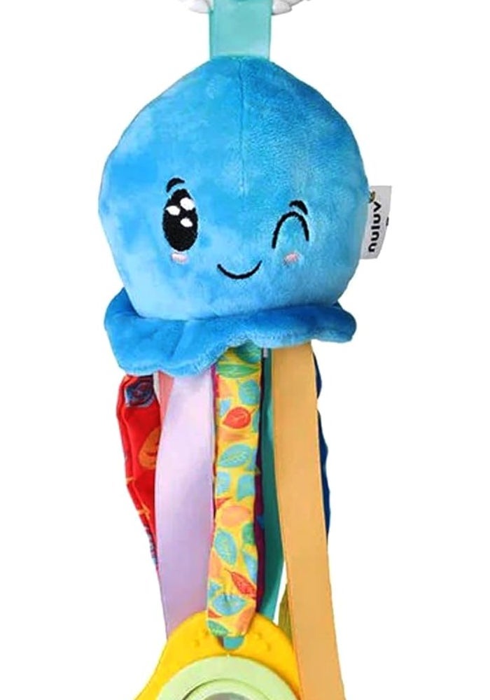 Nuluv Waves Octopus Soft Toy with Teether & Rattle - Image 1