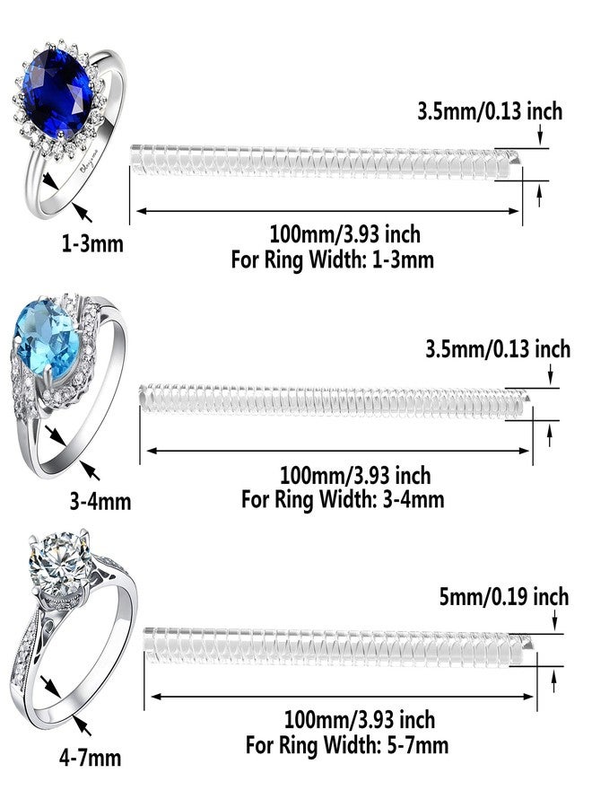 Feramox Invisible Ring Size Adjuster for Loose Rings Ring Adjuster Fit Any Rings, Assorted Sizes of Ring Sizer - Image 2