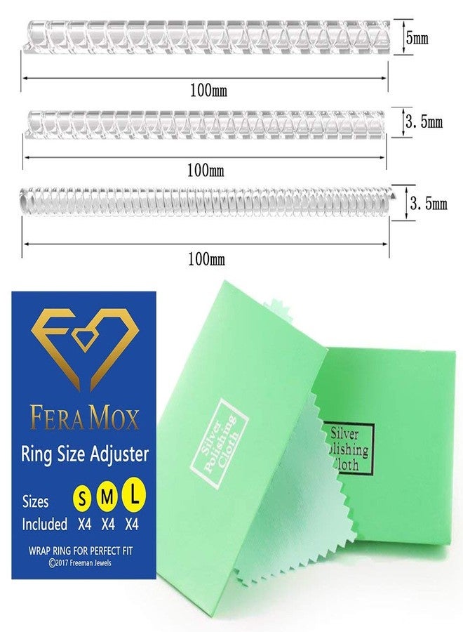Feramox Invisible Ring Size Adjuster for Loose Rings Ring Adjuster Fit Any Rings, Assorted Sizes of Ring Sizer - Image 5