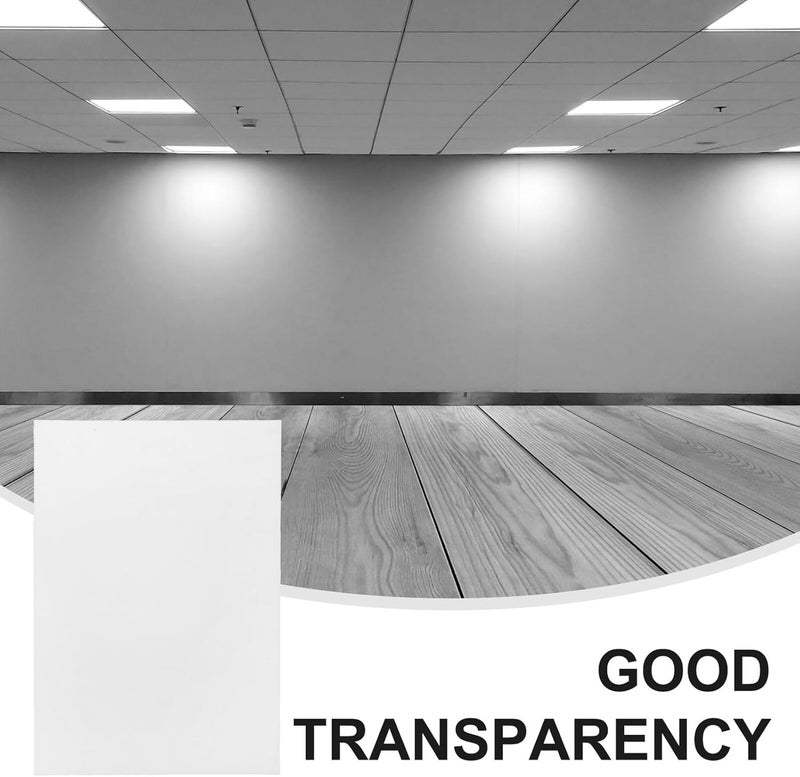 General standard compliant quality Operitacx Frosted Translucent Lighting Diffuser Panel 297x210mm White Acrylic Flat Panel Light Cover with Glare Reduction for Office Ceiling and Kitchen Pendant Lamps Trendy economical quality - Image 3