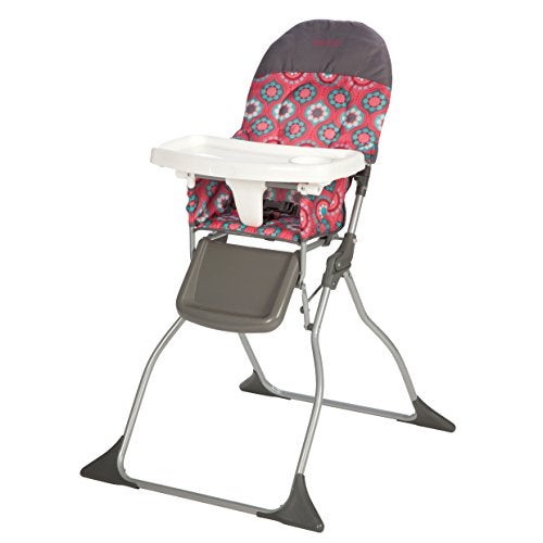 Cosco Kids Highchair for Baby, Simple Foldable High Chair, Convenient, Lightweight, and Compact Design, Posey Pop - Image 1