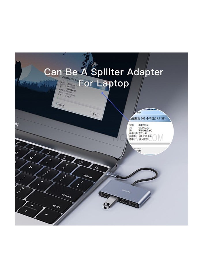 Yesido - Yesido HB13 Type C to HP USB Laptop Adapter - Image 1