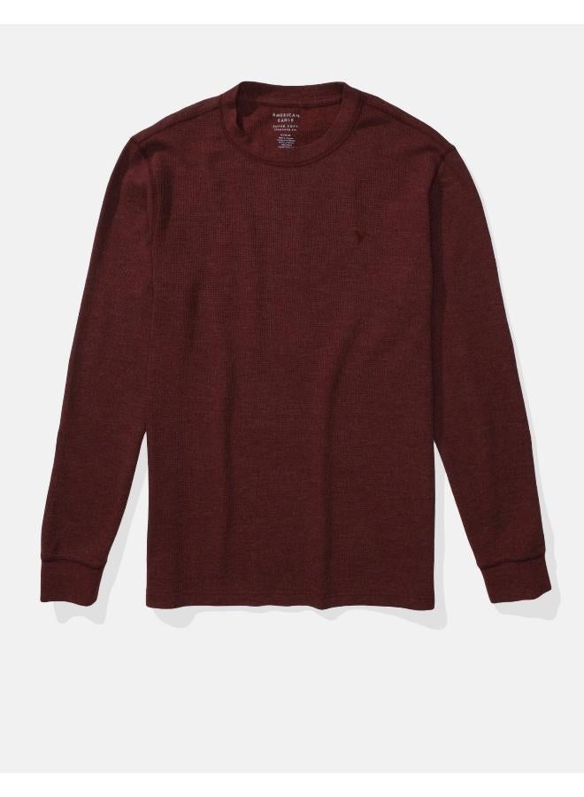 American Eagle AE Long-Sleeve Thermal T-Shirt  - Image 3