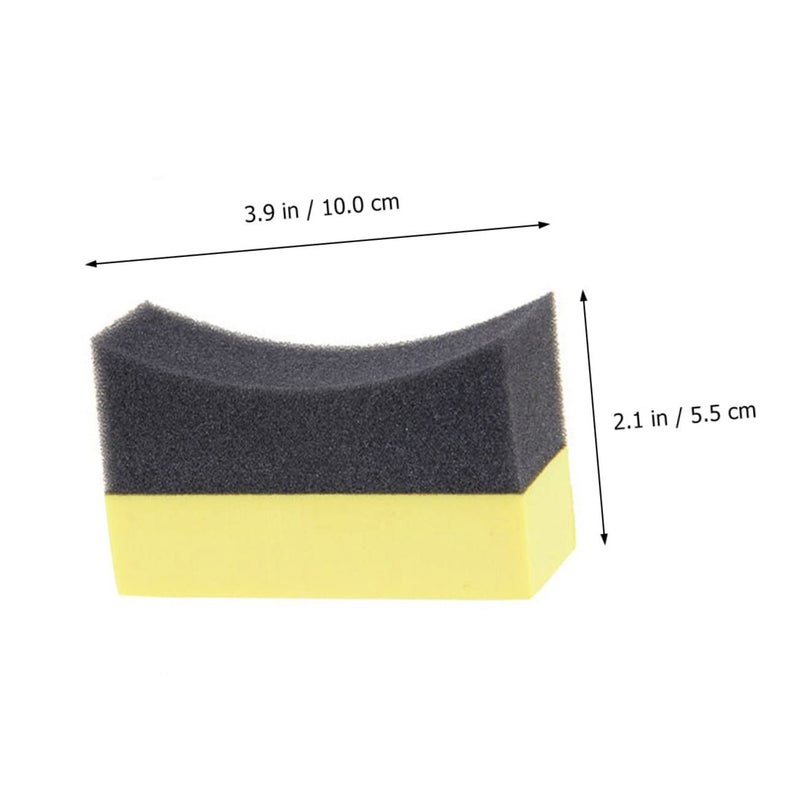 10Pcs Car Wash Sponge Set With Tire Dressing Pads Auto Cleaning Mitts - Image 3