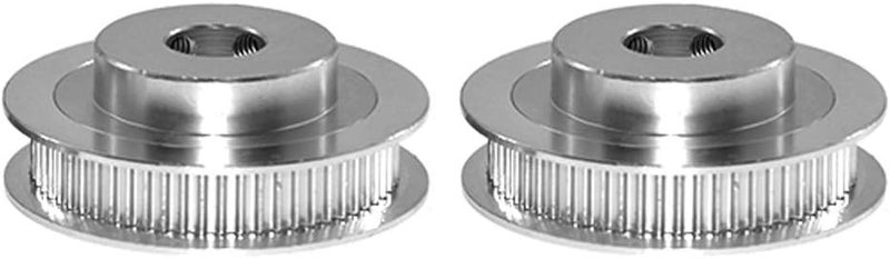 Zeberoxyz 2PCS Set GT2 Synchronous Wheel 20&60 Teeth 8mm Bore Aluminum Timing Pulley with 200mm Belt - Image 5