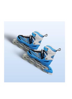 ENDLESS  EL1027 Inline Adjustable Skates Large 39 EUR (UK 5.5) - 43 EUR (UK 9) for 12 Years and Above | Aluminium Chassis and 70 mm PU Wheels | All Wheels Flash, ABEC 7 Bearings  - Image 2
