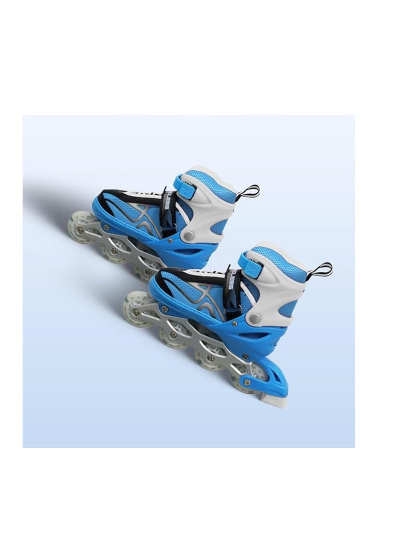 ENDLESS  EL1027 Inline Adjustable Skates Large 39 EUR (UK 5.5) - 43 EUR (UK 9) for 12 Years and Above | Aluminium Chassis and 70 mm PU Wheels | All Wheels Flash, ABEC 7 Bearings - Image 2