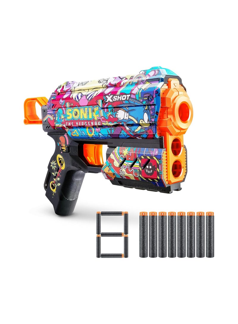 x_shot زورو - مسدس سونيك القنفذ ذو 8 رصاصات إكس-شوت - Image 4