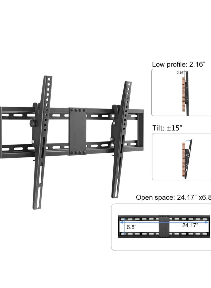 TIGER حامل تلفاز عالمي للجدران لشاشات 32''-70'' – قابل للتعديل مع ميزة الميل والدوران لمشاهدة مثالية - Image 4