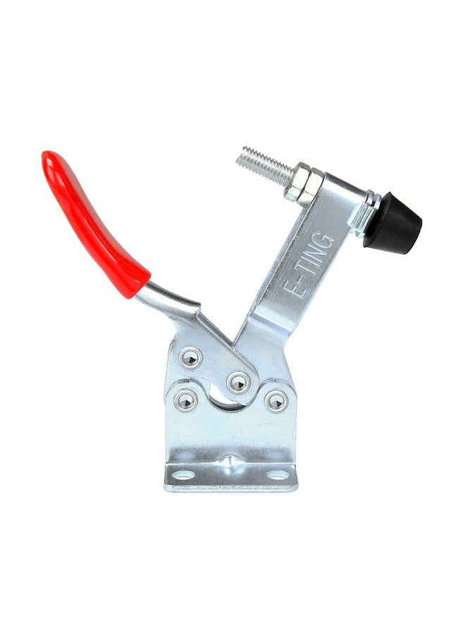 E-TING 4Pieces Hand Tool Toggle Clamp 201B Antislip Red Horizontal Clamp 201-B Quick Release Tool - Image 3