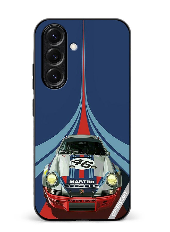VR CREATIVE Protective Case Cover For Samsung Galaxy A56 Martini Porsche 46 Racing Car Design Multicolour