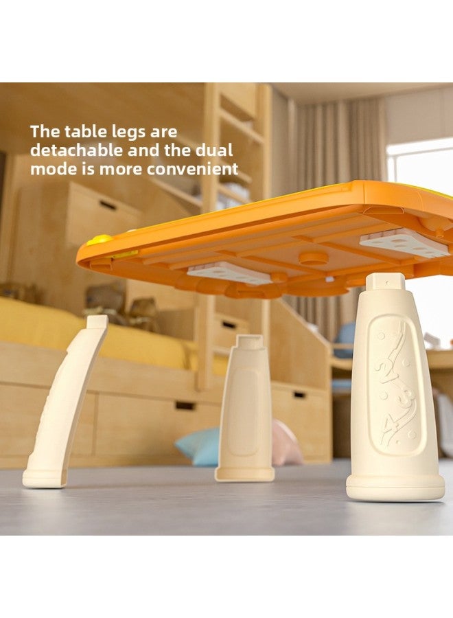 general Children's Educational Toys 1-2 Years Old Kidsren Early Education Little Girls 0.05kg Weeks And A Half Years Old Boys 3 Babies Half Development-Color:【exclusive Model - With Legs】 Orange (free 15 Te - Image 4