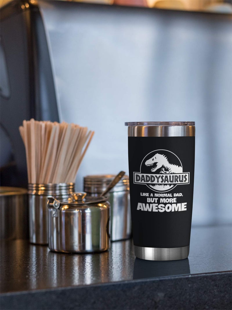 NewEleven Fathers Day Gift For Dad From Daughter, Son, Kids - Birthday Gift For Dad, Husband, Men - Best Present Idea For Father, Husband, Bonus Father From Daughter, Son, Wife - 20 Oz Tumbler - Image 4