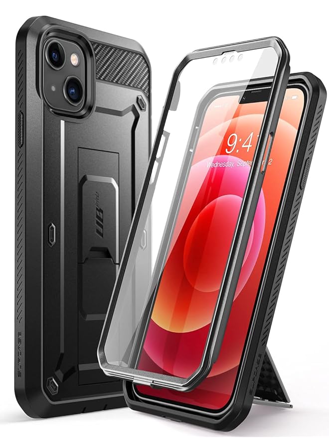 SupCase Unicorn Beetle Pro Series Case For Iphone 13 Mini 2021 Release 5.4 Inch Built In Screen Protector Full Body Rugged Holster Case Black - Image 1