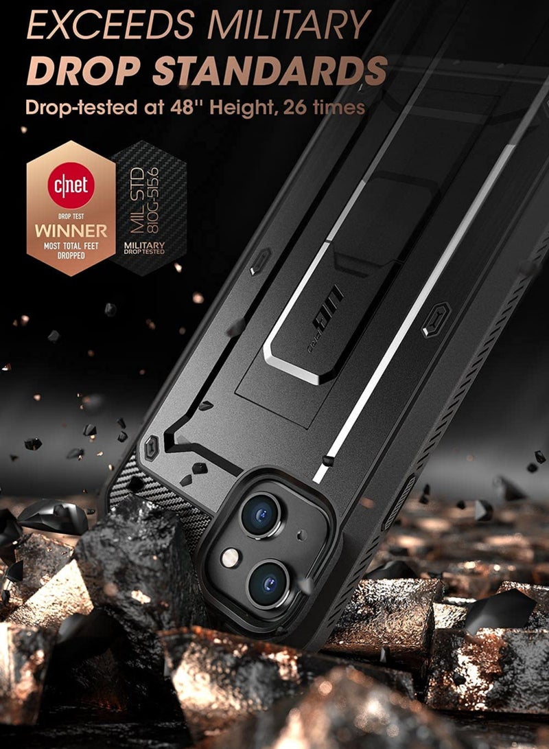 SupCase Unicorn Beetle Pro Series Case For Iphone 13 Mini 2021 Release 5.4 Inch Built In Screen Protector Full Body Rugged Holster Case Black - Image 3