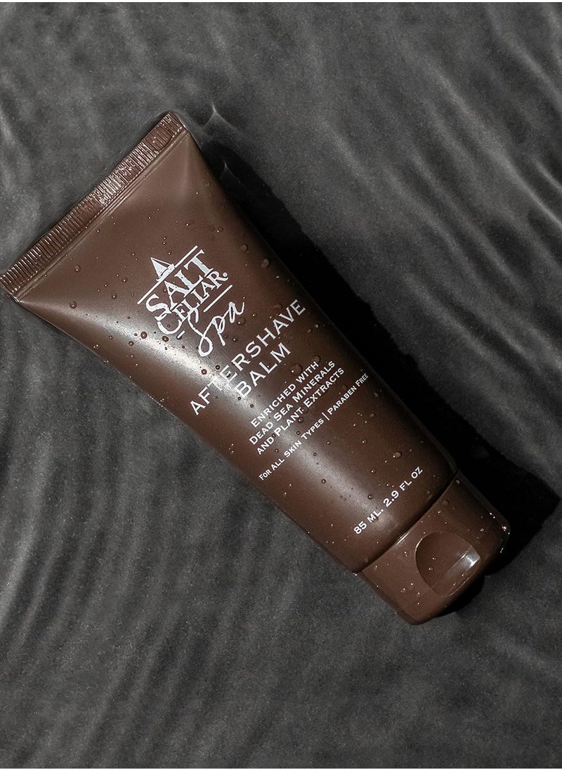 salt cellar Salt Cellar Dead Sea Aftershave Balm – All Natural Men’s After Shave Balm Enriched with Dead Sea Minerals – Soothes Razor Burns and Leaves Skin Smooth, Supple and Well Protected – Paraben Free  - Image 4