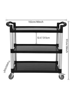 عربة الخدمة ثلاث طبقات عربات على عجلات عربة تخزين المطبخ عربة خدمة البار عربة متعددة الوظائف 102x50x97cm - pzsku/ZCCE00D14B9D248252AF1Z/45/_/1714563006/be0654bf-8932-4bc9-a917-068153856c30