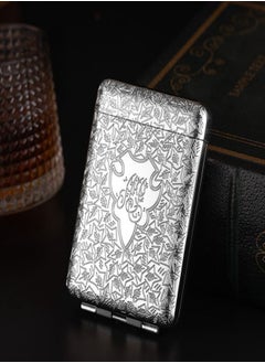 Silver metal cigarette box